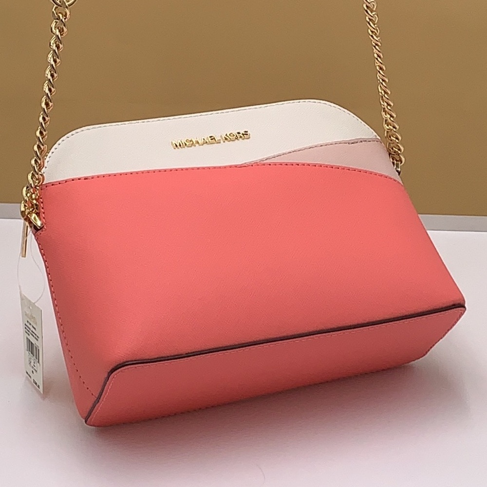 MICHAEL KORS MEDIUM DOME XCROSS XBODY GRAPEFRUIT MULTI COLOR - Picture 4 of 15
